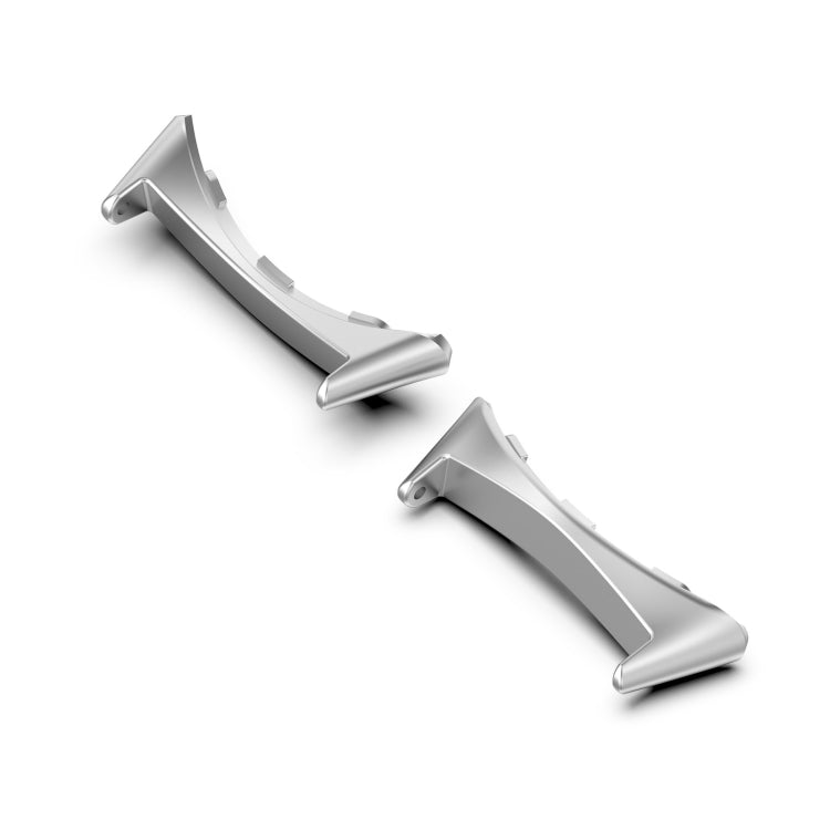 For Google Pixel Watch 3 45mm 1 Pair Stainless Steel Metal Watch Band Connector(Silver) - Other by PMc TechLife | Online Shopping South Africa | PMc TechLife | Buy Now Pay Later Mobicred