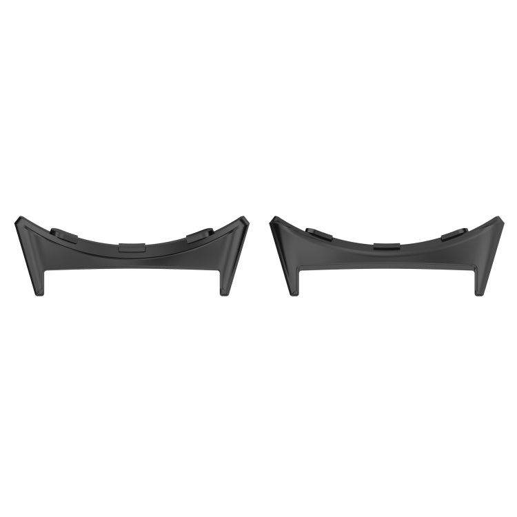 For Google Pixel Watch 3 45mm 1 Pair Stainless Steel Metal Watch Band Connector(Black) - free shipping - PMc TechLife - Order now!