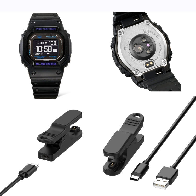 For Casio Watch G-SHOCK GBD-H2000 USB Interface Smart Watch Charging Cable Charging Clip - Charger by PMC TechLife | Online Shopping South Africa | PMC TechLife | Buy Now Pay Later Mobicred