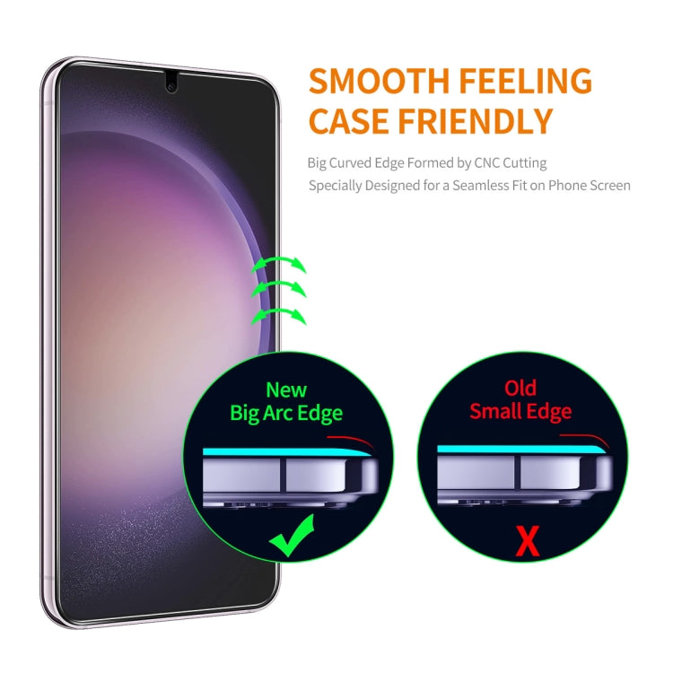 For Samsung Galaxy S24 5G ENKAY Hat-Prince Honeycomb MagSafe Shockproof Phone Case with 0.18mm Film(Blue) - free shipping - PMC Jewellery - Order now!