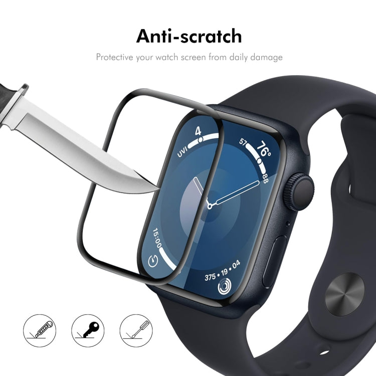 For Apple Watch Series 10 42mm 2pcs ENKAY 3D Full Coverage Soft PC Edge PMMA HD Screen Film - Screen Protector by ENKAY | Online Shopping South Africa | PMC TechLife | Buy Now Pay Later Mobicred