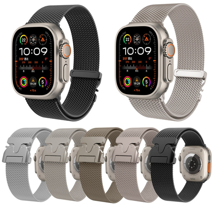 For Apple Watch 10 46mm Mech Milan Metal Mesh Watch Band(Silver) - free shipping - PMC TechLife - Order now!