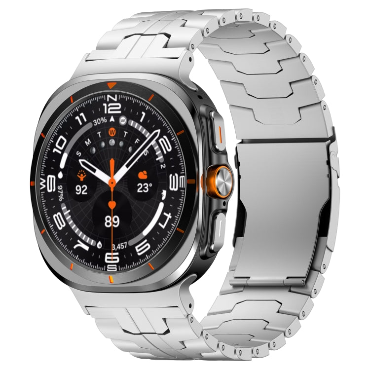 For Samsung Galaxy Watch Ultra 47mm Titanium Alloy Metal Watch Band(Silver) - free shipping - PMC TechLife - Order now!