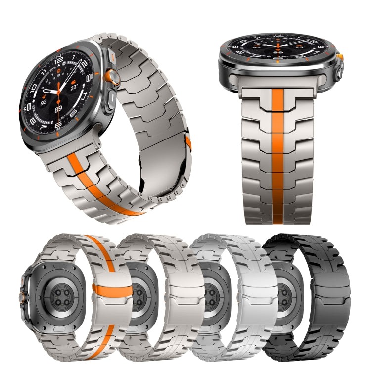 For Samsung Galaxy Watch Ultra 47mm Titanium Alloy Metal Watch Band(Black) - free shipping - PMC TechLife - Order now!