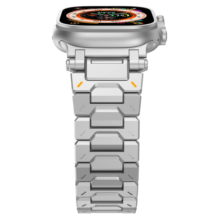 For Apple Watch SE 2023 44mm Pathfinder Stainless Steel Metal Watch Band(Silver) - free shipping - PMC TechLife - Order now!