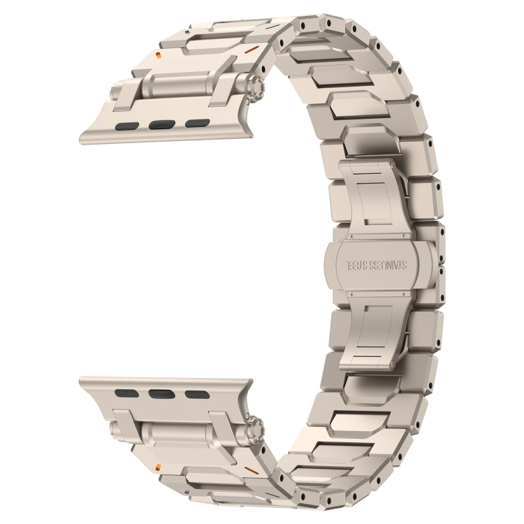 For Apple Watch Ultra 2 49mm Pathfinder Stainless Steel Metal Watch Band(Titanium Color) - free shipping - PMC TechLife - Order now!