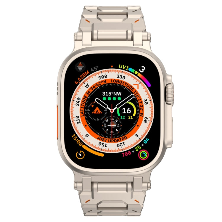 For Apple Watch Ultra 2 49mm Pathfinder Stainless Steel Metal Watch Band(Titanium Color) - free shipping - PMC TechLife - Order now!