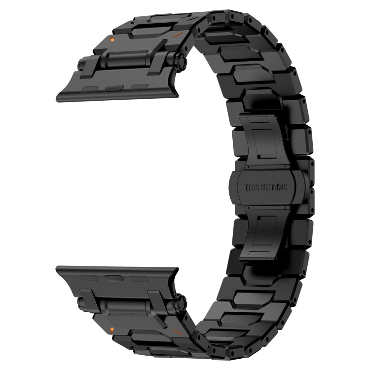 For Apple Watch Series 10 46mm Pathfinder Stainless Steel Metal Watch Band(Black) - free shipping - PMC TechLife - Order now!