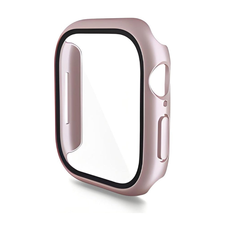 For Apple Watch Series 10 46mm ENKAY Hat-Prince PC Tempered Glass Film Integrated Watch Case(Rose Gold) - free shipping - PMc TechLife - Order now!