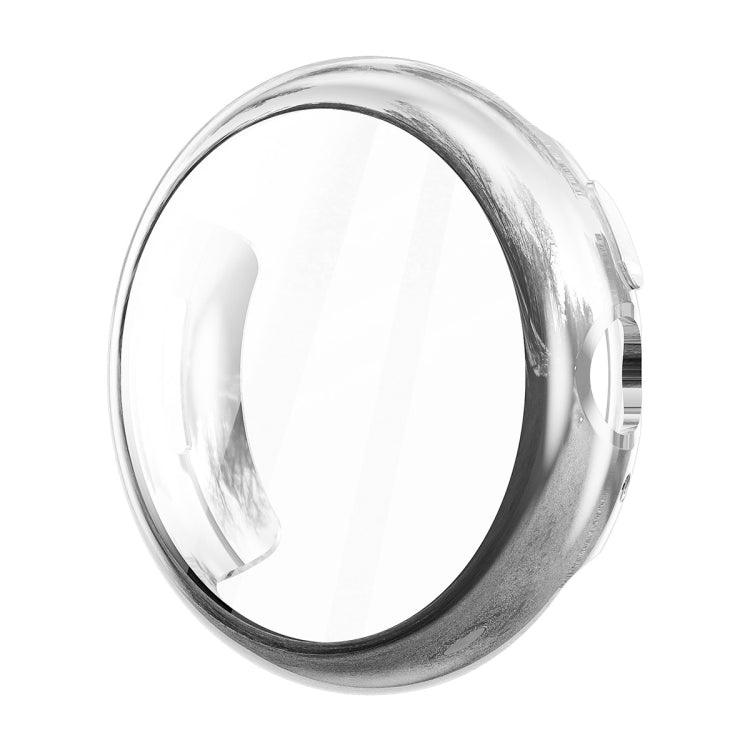 For Google Pixel Watch 3 45mm ENKAY Hat-Prince Full Coverage Electroplated Soft TPU Case with Screen Protection(Silver) - free shipping - PMc TechLife - Order now!