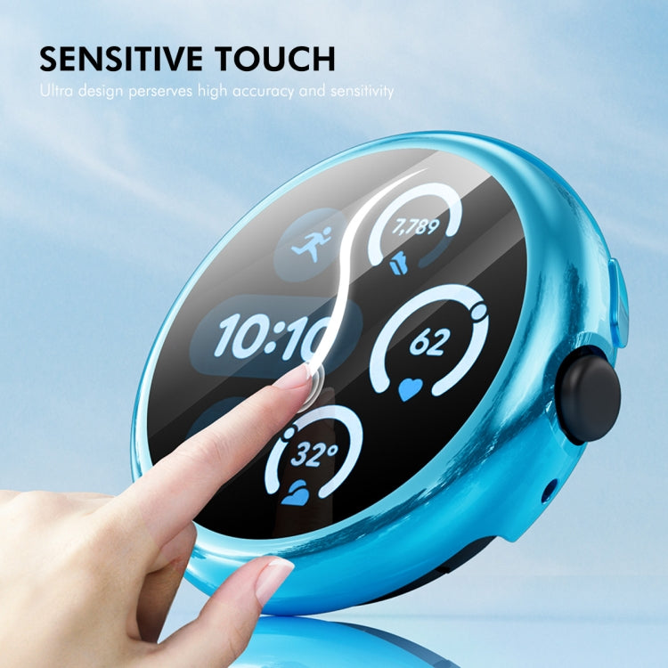 For Google Pixel Watch 3 41mm ENKAY Hat-Prince Full Coverage Electroplated Soft TPU Case with Screen Protection(Midnight Blue) - free shipping - PMc TechLife - Order now!