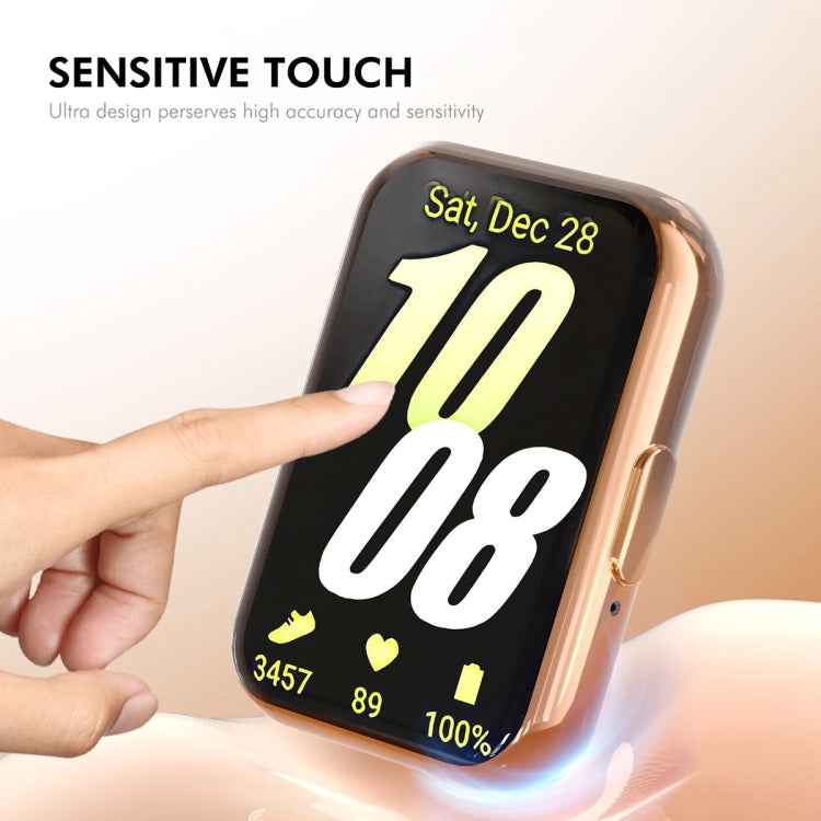 For Samsung Galaxy Fit3 ENKAY Hat-Prince Full Coverage Electroplated Soft TPU Case with Screen Protection(Golden) - free shipping - PMc TechLife - Order now!