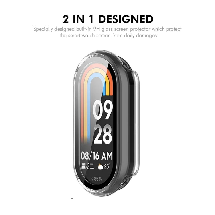 For Xiaomi Smart Band 9 / 9 NFC ENKAY Hat-Prince PC Frame Watch Protective Case with Tempered Film(Black) - free shipping - PMc TechLife - Order now!