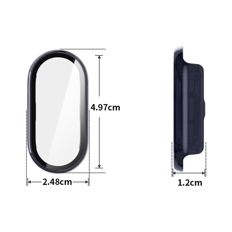 For Xiaomi Smart Band 9 / 9 NFC ENKAY Hat-Prince PC Frame Watch Protective Case with Tempered Film(Black) - free shipping - PMc TechLife - Order now!