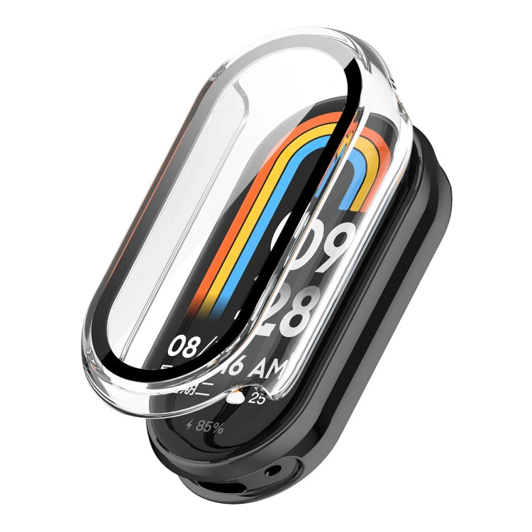 For Xiaomi Smart Band 9 / 9 NFC ENKAY Hat-Prince PC Frame Watch Protective Case with Tempered Film(Transparent) - free shipping - PMc TechLife - Order now!