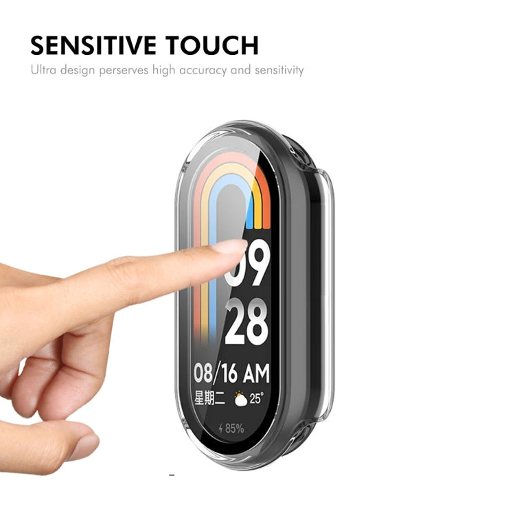 For Xiaomi Smart Band 9 / 9 NFC ENKAY Hat-Prince PC Frame Watch Protective Case with Tempered Film(Transparent) - free shipping - PMc TechLife - Order now!