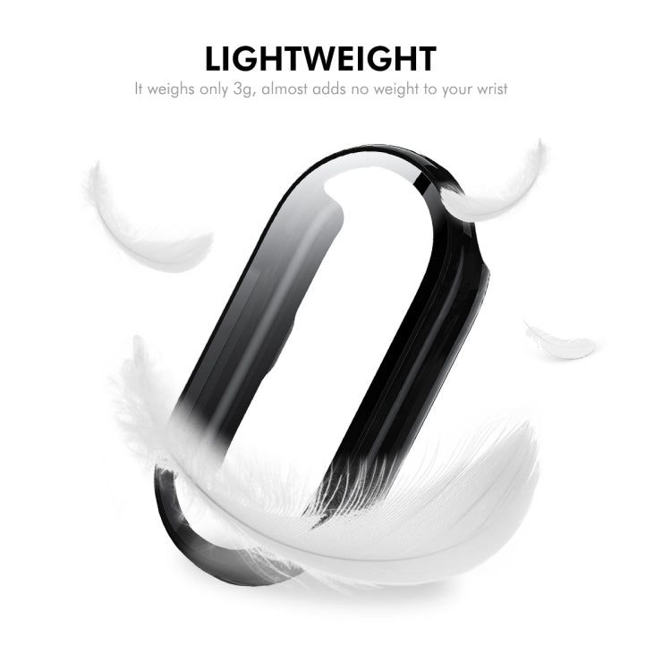 For Xiaomi Smart Band 9 / 9 NFC ENKAY Hat-Prince PC Frame Watch Protective Case with Tempered Film(Transparent) - free shipping - PMc TechLife - Order now!