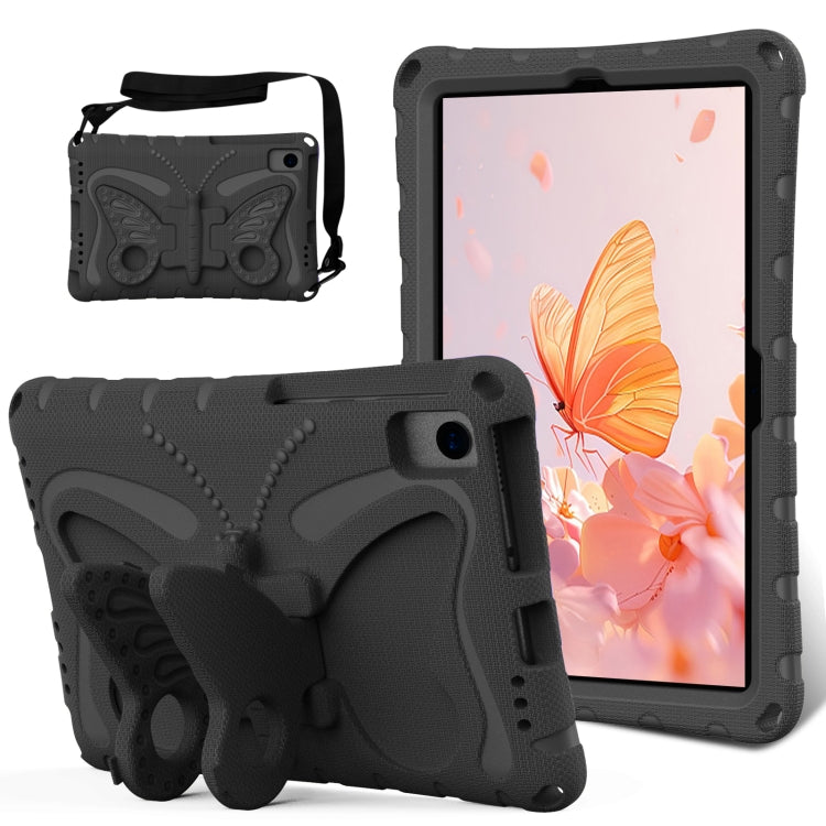 For Lenovo Tab M10 Plus TB-X606F 10.3 Butterfly Bracket EVA Shockproof Tablet Case(Black) - Lenovo by PMC TechLife | Online Shopping South Africa | PMC TechLife | Buy Now Pay Later Mobicred