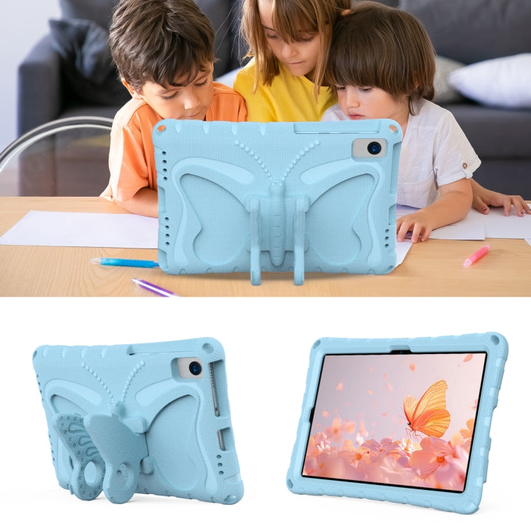 For Lenovo Tab K10 TB-X6C6F 10.3 Butterfly Bracket EVA Shockproof Tablet Case(Light Blue) - Lenovo by PMC TechLife | Online Shopping South Africa | PMC TechLife | Buy Now Pay Later Mobicred