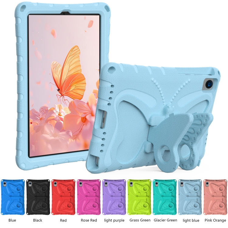 For Lenovo Tab K10 TB-X6C6F 10.3 Butterfly Bracket EVA Shockproof Tablet Case(Light Blue) - Lenovo by PMC TechLife | Online Shopping South Africa | PMC TechLife | Buy Now Pay Later Mobicred