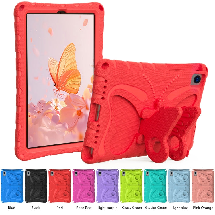 For Lenovo Tab K10 TB-X6C6F 10.3 Butterfly Bracket EVA Shockproof Tablet Case(Red) - Lenovo by PMC TechLife | Online Shopping South Africa | PMC TechLife | Buy Now Pay Later Mobicred