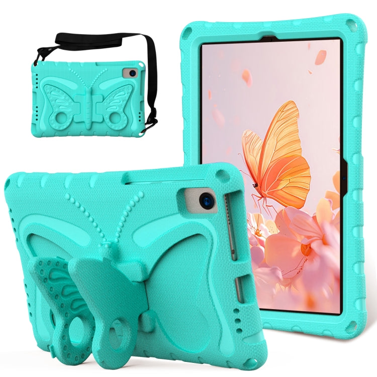 For Lenovo Tab K10 TB-X6C6F 10.3 Butterfly Bracket EVA Shockproof Tablet Case(Mint Green) - Lenovo by PMC TechLife | Online Shopping South Africa | PMC TechLife | Buy Now Pay Later Mobicred