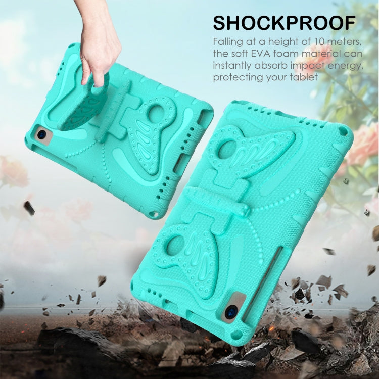 For Lenovo Tab K10 TB-X6C6F 10.3 Butterfly Bracket EVA Shockproof Tablet Case(Mint Green) - Lenovo by PMC TechLife | Online Shopping South Africa | PMC TechLife | Buy Now Pay Later Mobicred