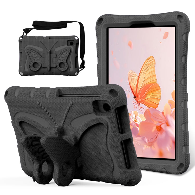 For Lenovo Tab M8 TB-8505F 8.0 / TB-8705N Butterfly Bracket EVA Shockproof Tablet Case(Black) - Lenovo by PMC TechLife | Online Shopping South Africa | PMC TechLife | Buy Now Pay Later Mobicred