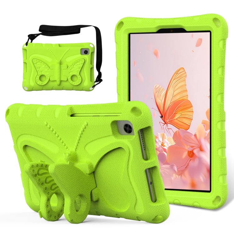 For Lenovo Tab M8 TB-8505F 8.0 / TB-8705N Butterfly Bracket EVA Shockproof Tablet Case(Grass Green) - Lenovo by PMC TechLife | Online Shopping South Africa | PMC TechLife | Buy Now Pay Later Mobicred