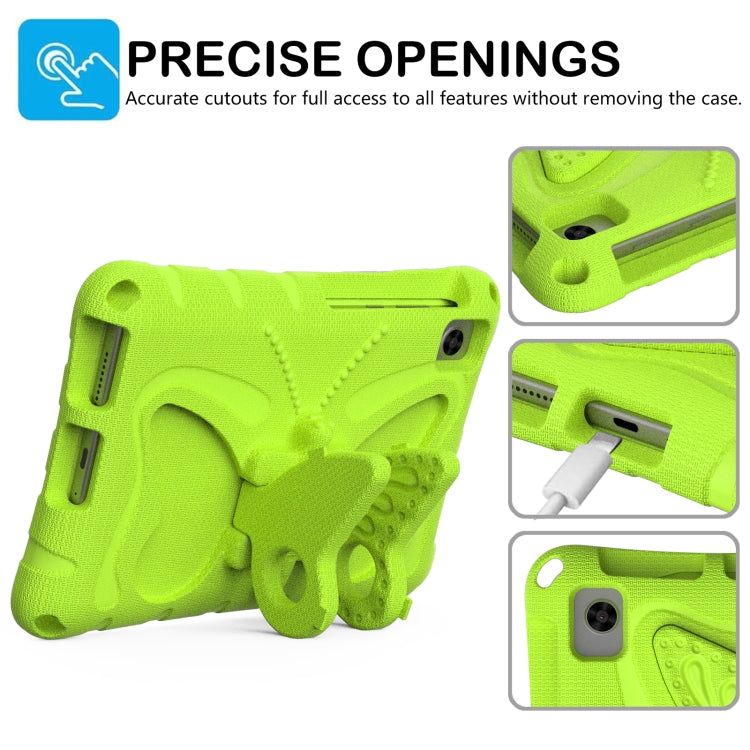 For Lenovo Tab M8 TB-8505F 8.0 / TB-8705N Butterfly Bracket EVA Shockproof Tablet Case(Grass Green) - Lenovo by PMC TechLife | Online Shopping South Africa | PMC TechLife | Buy Now Pay Later Mobicred