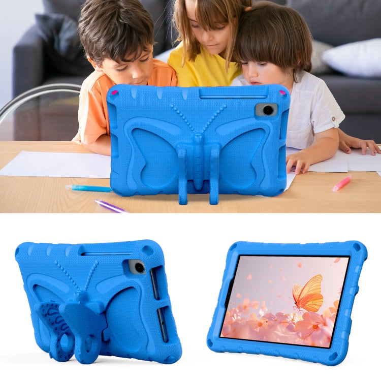 For Lenovo Tab M8 TB-8505F 8.0 / TB-8705N Butterfly Bracket EVA Shockproof Tablet Case(Blue) - Lenovo by PMC TechLife | Online Shopping South Africa | PMC TechLife | Buy Now Pay Later Mobicred
