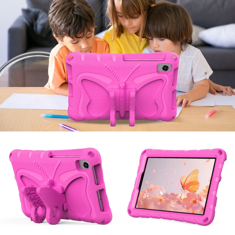 For Lenovo Tab M8 TB-8505F 8.0 / TB-8705N Butterfly Bracket EVA Shockproof Tablet Case(RoseRed) - Lenovo by PMC TechLife | Online Shopping South Africa | PMC TechLife | Buy Now Pay Later Mobicred