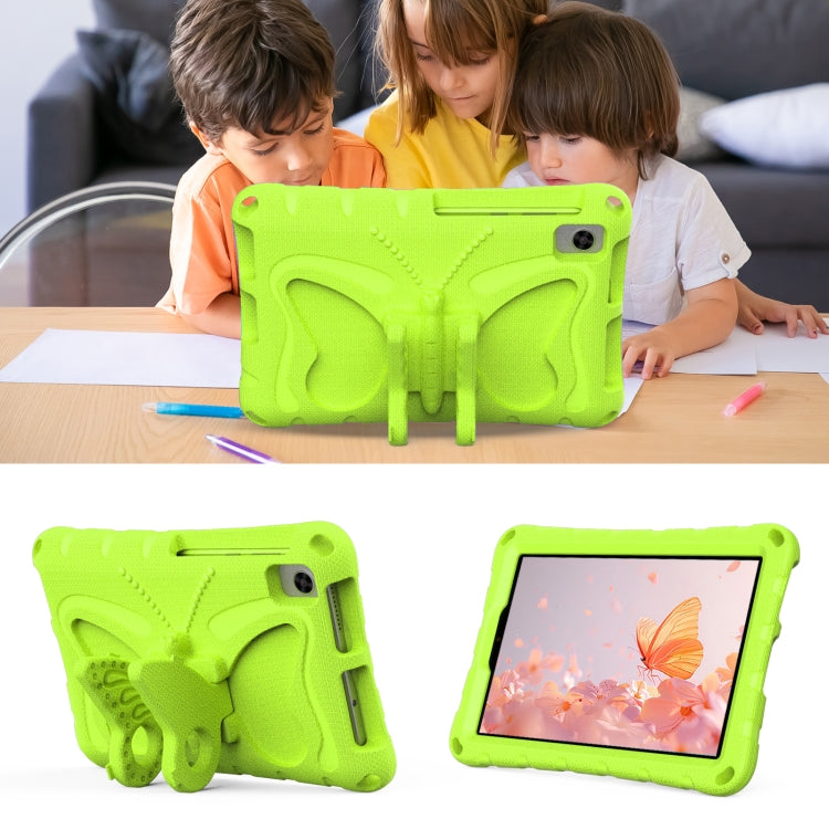 For Lenovo Tan M8 Gen4 8.0 2023 Butterfly Bracket EVA Shockproof Tablet Case(Grass Green) - Lenovo by PMC TechLife | Online Shopping South Africa | PMC TechLife | Buy Now Pay Later Mobicred