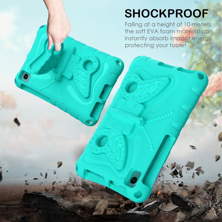 For Lenovo Tan M8 Gen4 8.0 2023 Butterfly Bracket EVA Shockproof Tablet Case(Mint Green) - Lenovo by PMC TechLife | Online Shopping South Africa | PMC TechLife | Buy Now Pay Later Mobicred