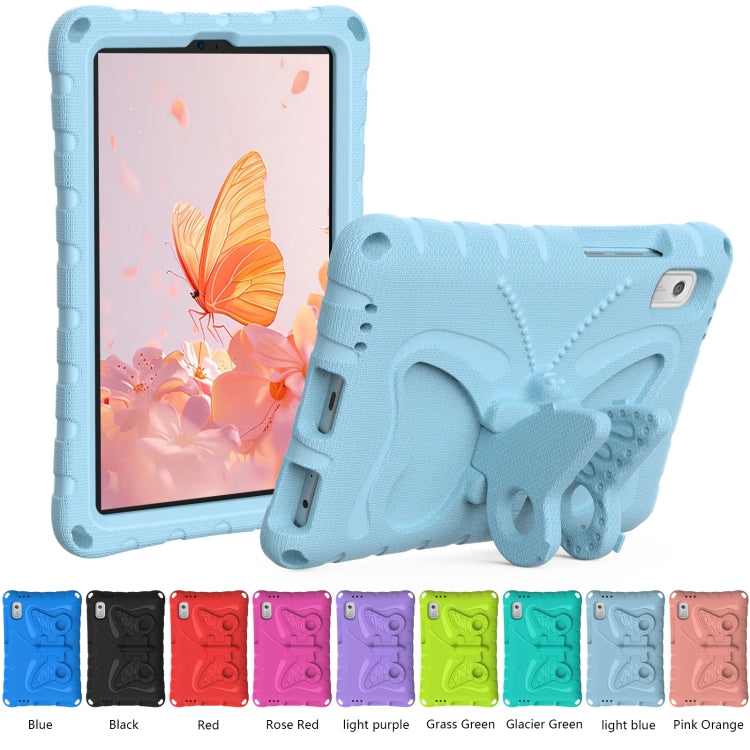For Lenovo Tab M9 TB-310XU 2023 Butterfly Bracket EVA Shockproof Tablet Case(Light Blue) - Lenovo by PMC TechLife | Online Shopping South Africa | PMC TechLife | Buy Now Pay Later Mobicred