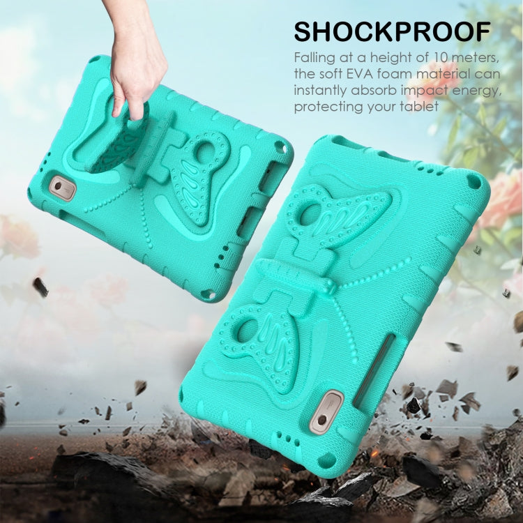 For Lenovo Tab M9 TB-310XU 2023 Butterfly Bracket EVA Shockproof Tablet Case(Mint Green) - Lenovo by PMC TechLife | Online Shopping South Africa | PMC TechLife | Buy Now Pay Later Mobicred