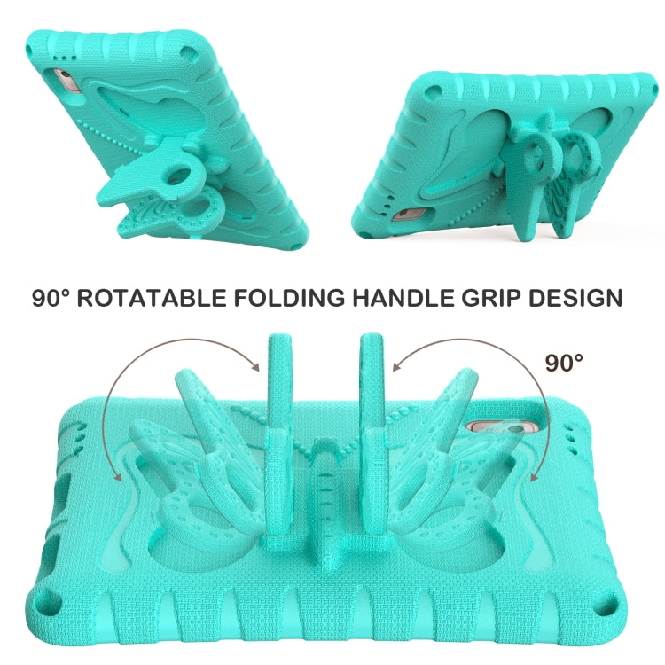 For Lenovo Tab M9 TB-310XU 2023 Butterfly Bracket EVA Shockproof Tablet Case(Mint Green) - Lenovo by PMC TechLife | Online Shopping South Africa | PMC TechLife | Buy Now Pay Later Mobicred