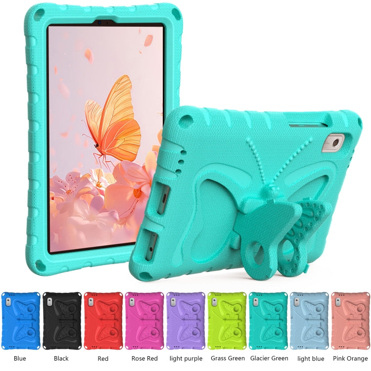 For Lenovo Tab M9 TB-310XU 2023 Butterfly Bracket EVA Shockproof Tablet Case(Mint Green) - Lenovo by PMC TechLife | Online Shopping South Africa | PMC TechLife | Buy Now Pay Later Mobicred