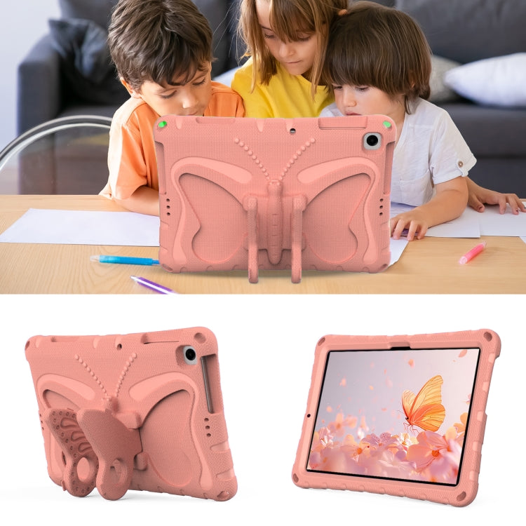 For Lenovo Tab M10 HD TB-328 10.1 Butterfly Bracket EVA Shockproof Tablet Case(Pink Orange) - free shipping - PMC TechLife - Order now!