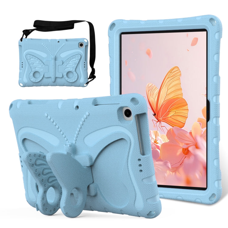 For Lenovo Tab M10 HD TB-328 10.1 Butterfly Bracket EVA Shockproof Tablet Case(Light Blue) - Lenovo by PMC TechLife | Online Shopping South Africa | PMC TechLife | Buy Now Pay Later Mobicred