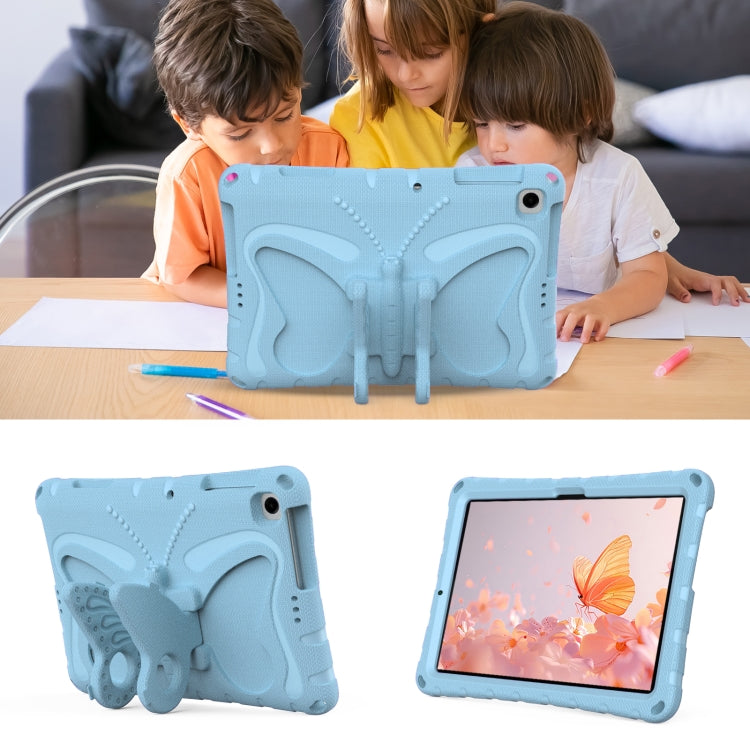 For Lenovo Tab M10 HD TB-328 10.1 Butterfly Bracket EVA Shockproof Tablet Case(Light Blue) - Lenovo by PMC TechLife | Online Shopping South Africa | PMC TechLife | Buy Now Pay Later Mobicred
