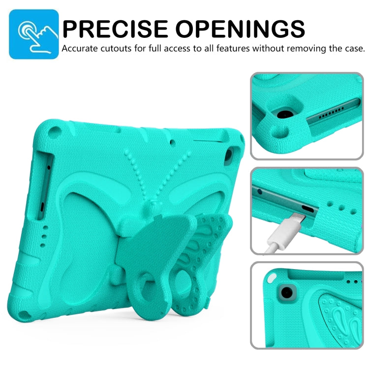 For Lenovo Tab M10 HD TB-328 10.1 Butterfly Bracket EVA Shockproof Tablet Case(Mint Green) - Lenovo by PMC TechLife | Online Shopping South Africa | PMC TechLife | Buy Now Pay Later Mobicred