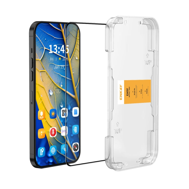 For Tecno Spark 30C ENKAY Easy Install High Alumina Silicon Full Glass Film - Tecno Tempered Glass by ENKAY | Online Shopping South Africa | PMC TechLife | Buy Now Pay Later Mobicred