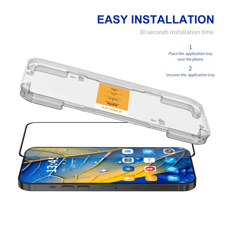 For Tecno Spark 30C ENKAY Easy Install High Alumina Silicon Full Glass Film - Tecno Tempered Glass by ENKAY | Online Shopping South Africa | PMC TechLife | Buy Now Pay Later Mobicred
