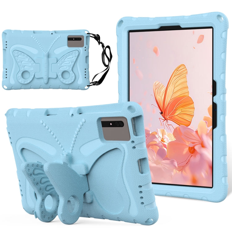 For Huawei MatePad SE 11 2024 Butterfly Bracket EVA Shockproof Tablet Case(Light Blue) - Huawei by PMC TechLife | Online Shopping South Africa | PMC TechLife | Buy Now Pay Later Mobicred