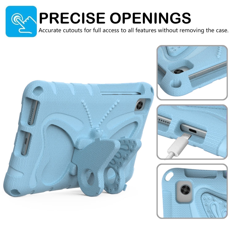 For Huawei MatePad T8 8.0 2020 Butterfly Bracket EVA Shockproof Tablet Case(Light Blue) - Huawei by PMC TechLife | Online Shopping South Africa | PMC TechLife | Buy Now Pay Later Mobicred
