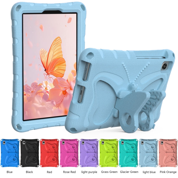For Huawei MatePad T8 8.0 2020 Butterfly Bracket EVA Shockproof Tablet Case(Light Blue) - Huawei by PMC TechLife | Online Shopping South Africa | PMC TechLife | Buy Now Pay Later Mobicred