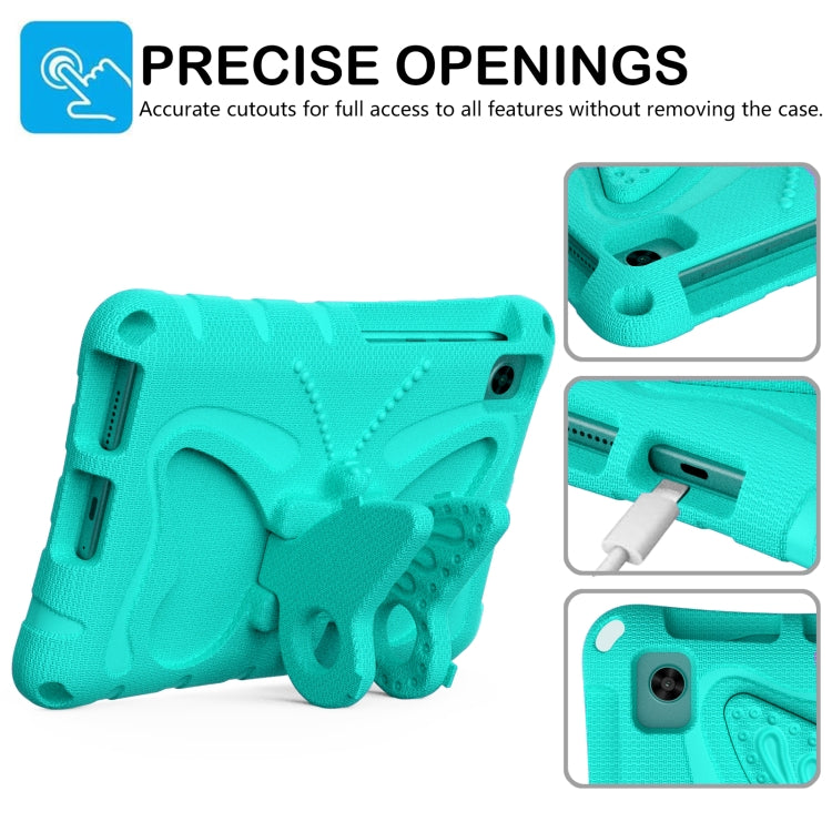 For TCL Tab 8 LE / WiFi 2023 Butterfly Bracket EVA Shockproof Tablet Case(Mint Green) - Others by PMC TechLife | Online Shopping South Africa | PMC TechLife | Buy Now Pay Later Mobicred