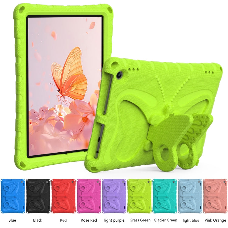 For Amazon Kindle Fire HD10 2021/2023 Butterfly Bracket EVA Shockproof Tablet Case(Grass Green) - Amazon by PMC TechLife | Online Shopping South Africa | PMC TechLife | Buy Now Pay Later Mobicred