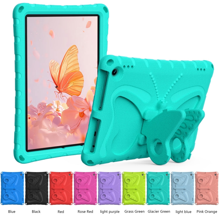 For Amazon Kindle Fire HD10 2021/2023 Butterfly Bracket EVA Shockproof Tablet Case(Mint Green) - free shipping - PMC TechLife - Order now!